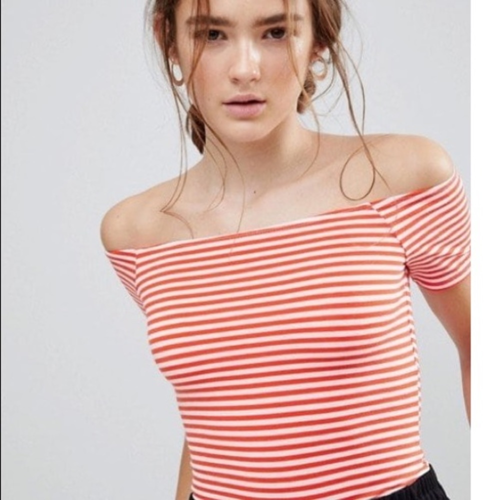 ASOS off shoulder bodysuit, Sz 6